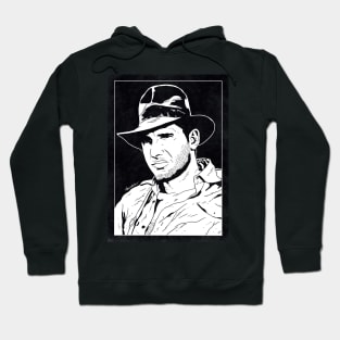 INDIANA JONES - Raiders of the Lost Ark (Black and White) Hoodie